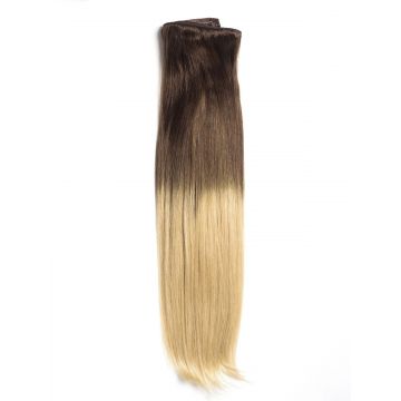 Extensii Clip-On Deluxe Ombre Saten Natural/Blond