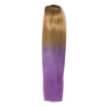 Extensii Clip-On PREMIUM Blond Aluna/Mov
