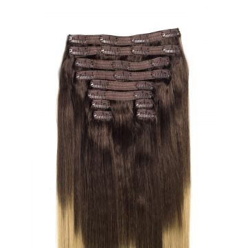 Extensii Clip-On VIP Ombre Saten Natural/Blond