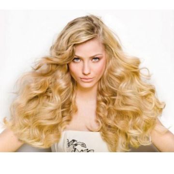 Tresa de par extravolum  Veritable, lungime 60 cm, culoare blond auriu ( # 24 )