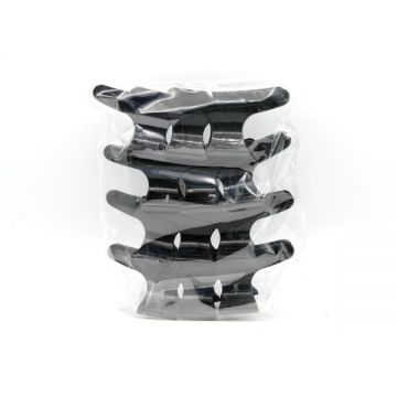 Clemă-clește pentru păr, set 12 buc, negru