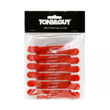 Clip de par (12 buc), rosu