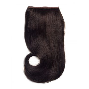 Coada Naturala Retro Saten Inchis