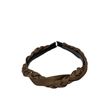 Bentita cu Impletitura Maro Inchis