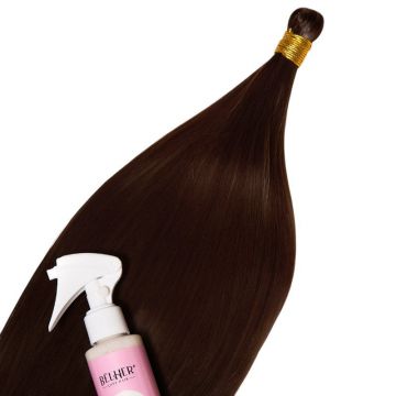 Coada Jumbo Drept Saten Inchis