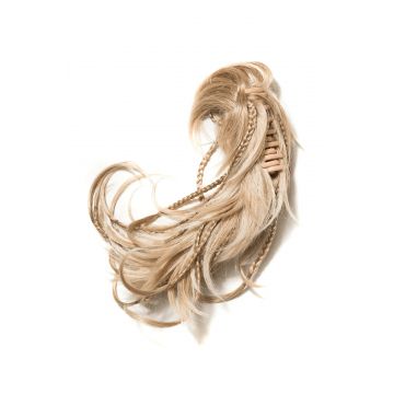 Coc Cleste Cu Codite Impletite Blond