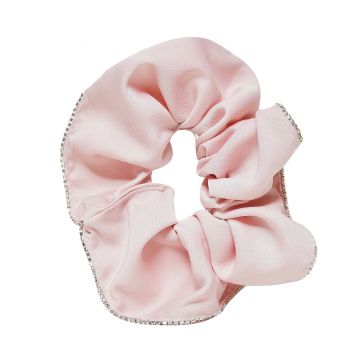 Elastic Satin Strasuri Roz