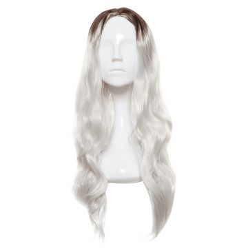 Peruca fibra sintetica NELY Ombre Platinum