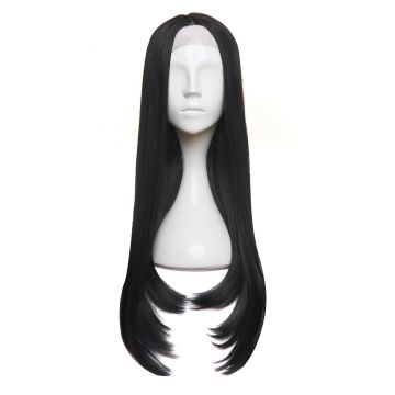 Peruca Raluca Lung Saten Inchis