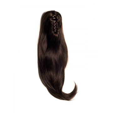 Coada Naturala Cu Cleste Saten Natural