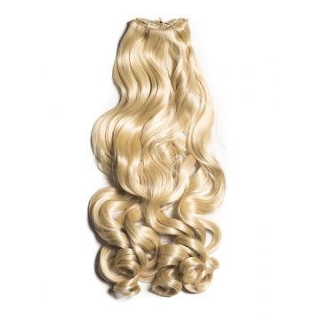 Extensii Clip-On Ondulat Blond Deschis