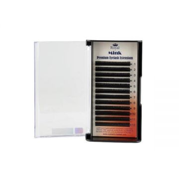 Extensii de Gene Mink – Curbură B, 0.15 mm, Mix 8–13 mm