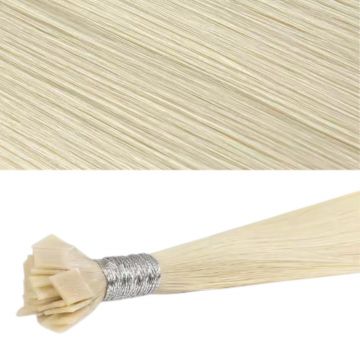 Extensii Micro Keratina Par Rusesc Blond Platinat