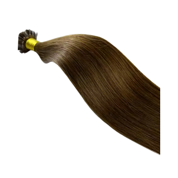 Extensii Micro Keratina Par Rusesc Ciocolatiu