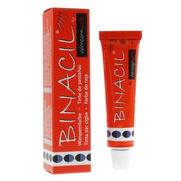 Vopsea pentru sprancene si gene Binacil 15ml - Negru Albastrui