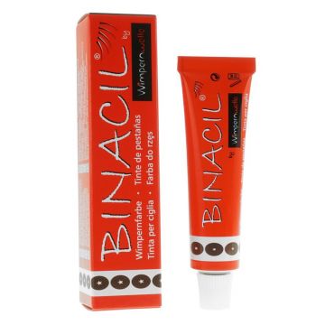Vopsea pentru sprancene si gene Binacil - Maro Natural 15ml